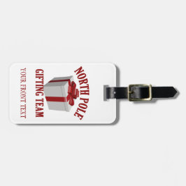 北極ギフトチームカスタムの荷札 ラゲッジタグ