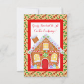 北極クッキー交換パーティの招待状 招待状 (正面)