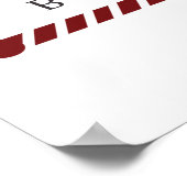 北極クッキー会社クリスマス ポスター (角)