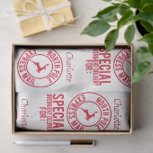 北極クラシック赤と白からの名 薄葉紙 (ギフト)