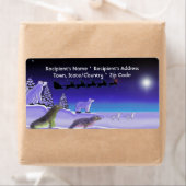 北極クリスマスイブ出荷ラベル ラベル (インサイチュ)