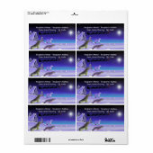 北極クリスマスイブ出荷ラベル ラベル (フルシート)