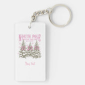 北極クリスマスツリーファームキーチェーン キーホルダー (裏面)