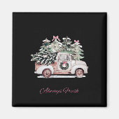 北極クリスマスツリーファーム常時フレッシュクリスマスW マグネット (正面)