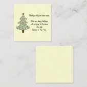 北極クリスマスツリー エンクロージャーカード (正面/裏面)