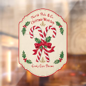 北極クリスマスワークショップキャンディーの夢 ウィンドウサイン (シート2)