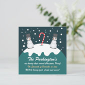 北極クリスマス招待状 招待状 (スタンド正面)