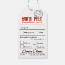 北極クリスマス ギフトタグ