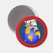 北極クリスマス マグネット (正面/裏面)