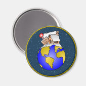 北極クリスマス マグネット (正面/裏面)