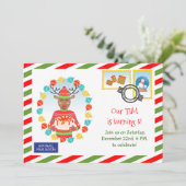 北極ケーキ表現配送誕生日インビタティ 招待状 (スタンド正面)