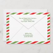 北極ケ表現ーキの配送パーティの招待状 招待状 (裏面)