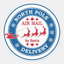 北極サンタ航空便の配達 ラウンドシール