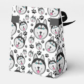 北極シベリアのハスキー大きな犬 フェイバーボックス (裏面サイド)