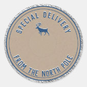 北極シルバーからのクラフト特別デリバリー ラウンドシール (正面)