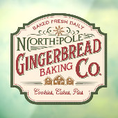 北極ジンジャーパンベーキング会社ヴィンテージ ウィンドウサイン (シート3)