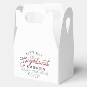 北極ジンジャーブレッドのクッキーのベーカリー フェイバーボックス (オープン)