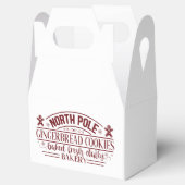 北極ジンジャーブレッド会社クリスマスホリデー フェイバーボックス (オープン)