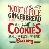 北極ジンジャーブレッドCookie ウィンドウサイン (シート3)