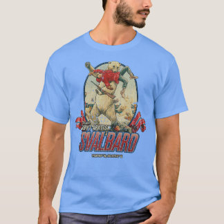 北極スバルバードを訪れる Tシャツ