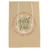 北極スペシャルデリバリクラフトブラウンカスタム ミディアムペーパーバッグ (裏面)