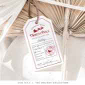 北極スペシャルデリバリーギフトラベルサンタワークショ ギフトタグ