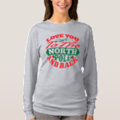 北極タイポグラフィ Tシャツ (正面)