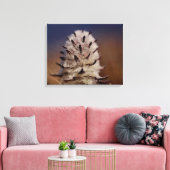 北極ツンドラ毛織ルスワートフラワーオリクトック， AK キャンバスプリント (インサイチュ (リビング))