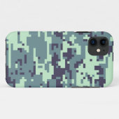 北極デジタルカモフラージュ柄 Case-Mate iPhoneケース (裏面(横))