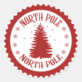 北極デリバリースタンプ ラウンドシール