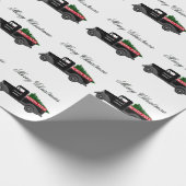 北極デリバリートラック – メリークリスマス ラッピングペーパー (角)