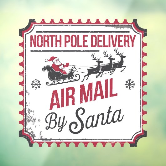 北極デリバリー航空便ヴィンテージ ウィンドウサイン (シート3)