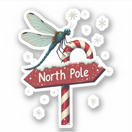 北極トンボ シール (正面)