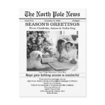 北極ニュースのクリスマスパーソナライズされた新聞