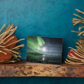 北極ノーザンライト自然写真 フォトプラーク (側面)