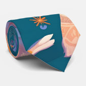 北極ハレ幾何カラフルカスタム ネクタイ (ロール)