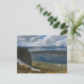 北極パラグライダーズ崖はがき ポストカード (スタンド正面)