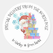 北極パーソナライズされたからの特別引渡 ラウンドシール (正面)