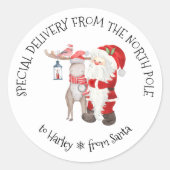 北極パーソナライズされたからの特別引渡 ラウンドシール (正面)