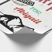 北極パーソナライズされたからの特別引渡 ラッピングペーパー (角)