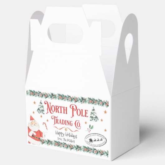 北極パーソナライズされた特別配送ギフトボックス フェイバーボックス (オープン)