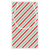 北極パーソナライズされた特別配達サンタ スモールペーパーバッグ (裏面)