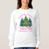 北極ファームフレッシュクリスマスツリー スウェットシャツ (正面)
