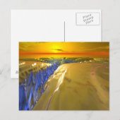 北極フラクタル氷河 ポストカード (正面/裏面)