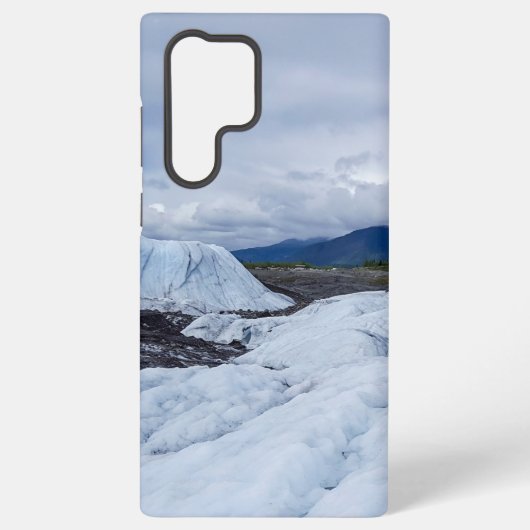 北極ブルー風光明媚な氷河サムスンケースデザイン SAMSUNG GALAXYケース (裏面)