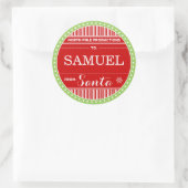 北極プロダクションクリスマスステッカーラベル ラウンドシール (バッグ)