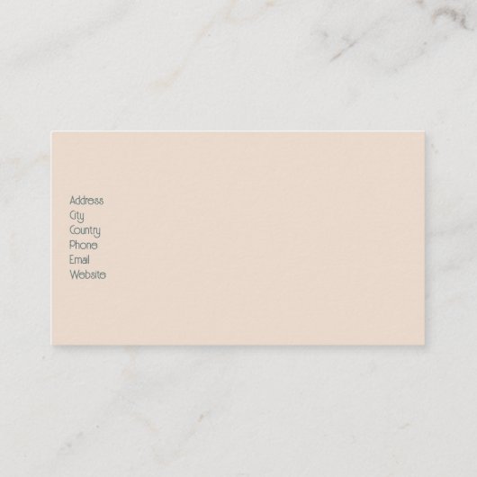 北極プードル 名刺 (裏面)