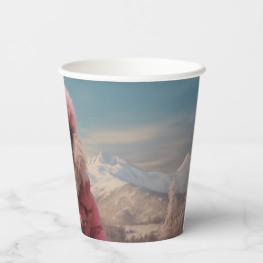 北極プードル 紙コップ (裏面)