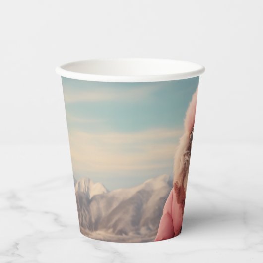 北極プードル 紙コップ (正面)