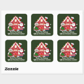 北極ベーカリークリスマスベーキングシール スクエアシール (シート)